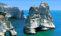 Fels-Kste bei Korfu