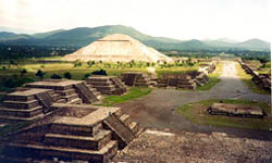 Historische Ruinensttte in Mexiko