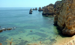 Steilkste an der Algarve